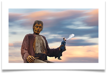 Sven is totally bemused by the vaper - Chris Berg